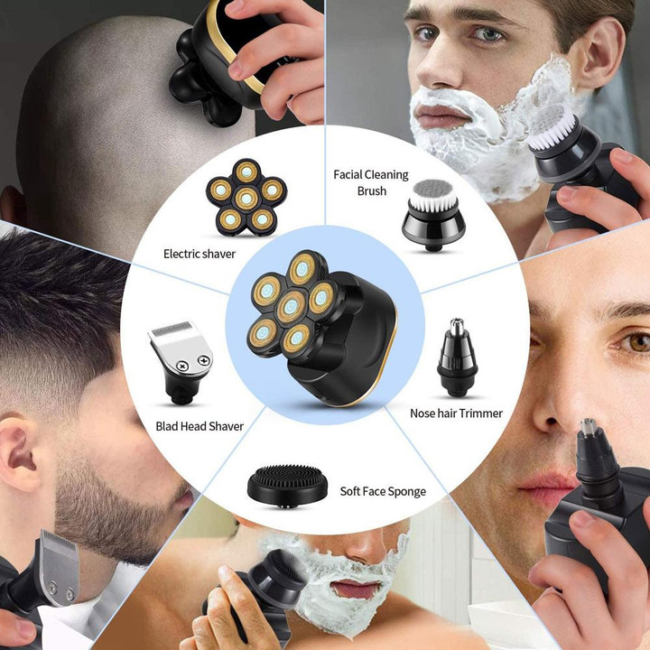 6 In 1 Rechargeable Electric Cordless Shaver