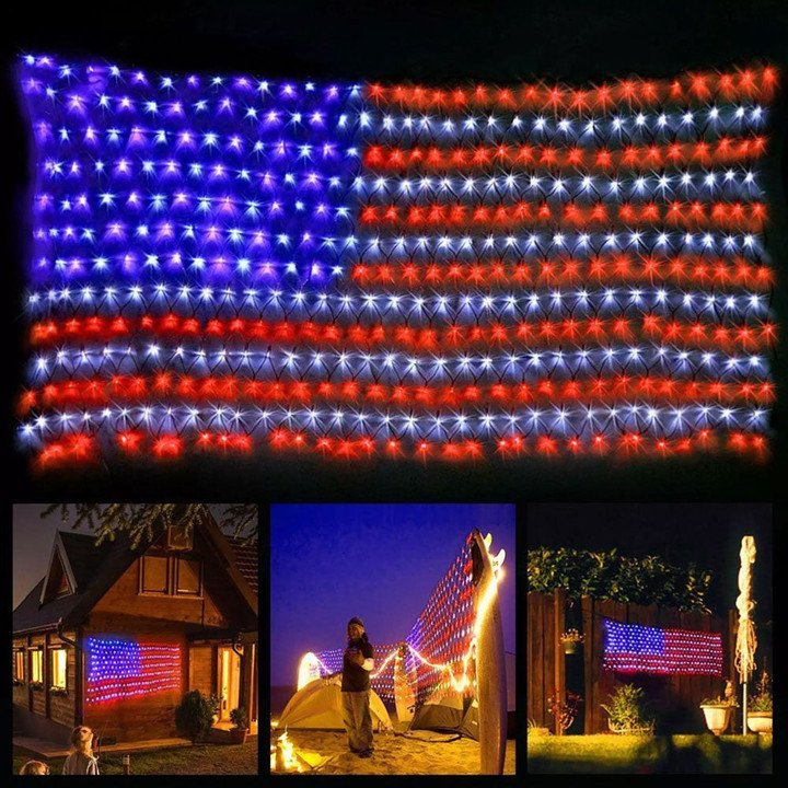 420 Super Bright American Flag LED Light