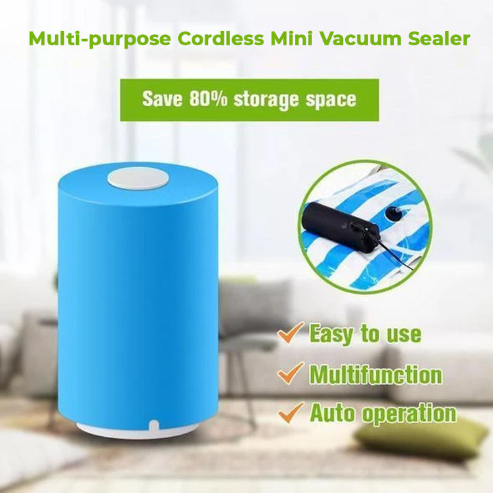 Multi-purpose Cordless Mini Vacuum Sealer
