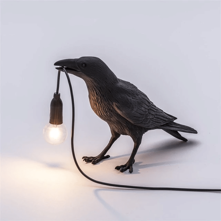 Unique Led Raven Lamp