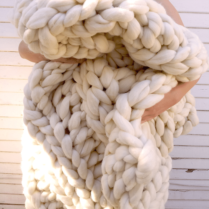 Handmade Comfy Wool Blanket
