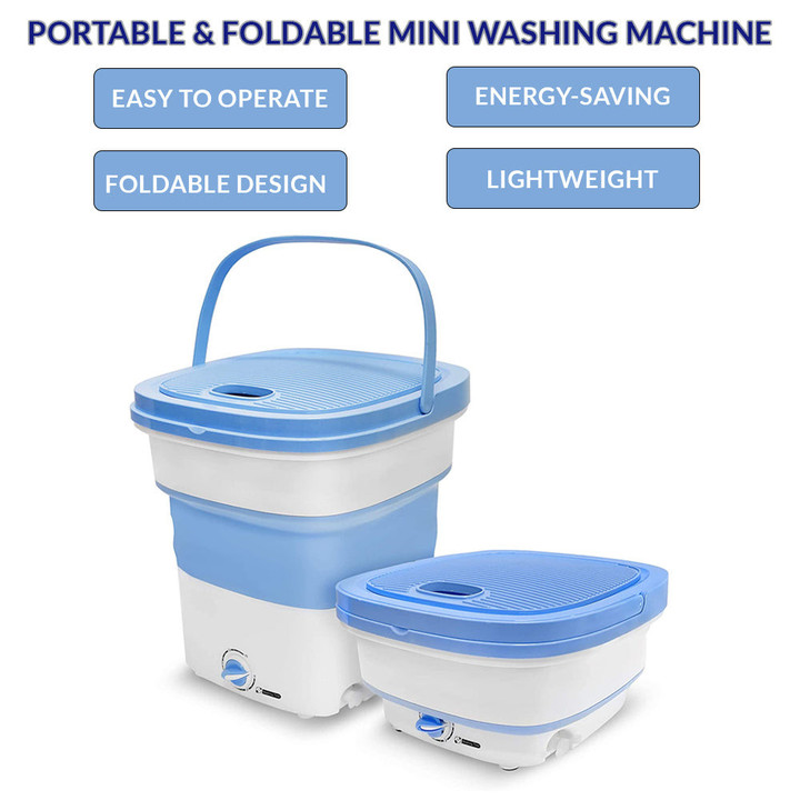 Portable & Foldable Mini Washing Machine