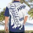Baseball New York Yankees Floral Hawaii Shirt