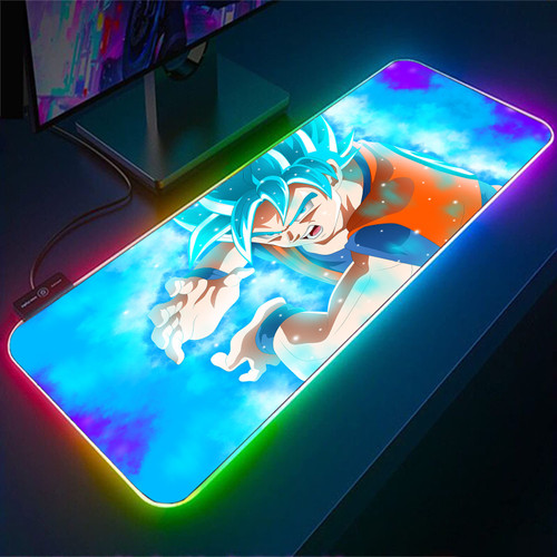 Dragon Ball Goku Super Saiyajin LED Gaming Mouse Pad