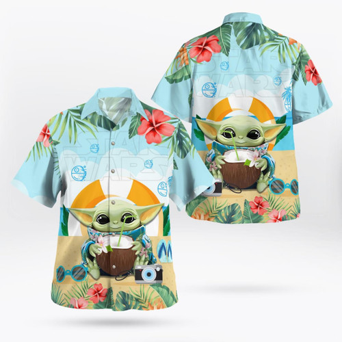 SW Baby Yoda Hawaiian Shirt