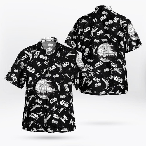 SW Black Hawaiian Shirt