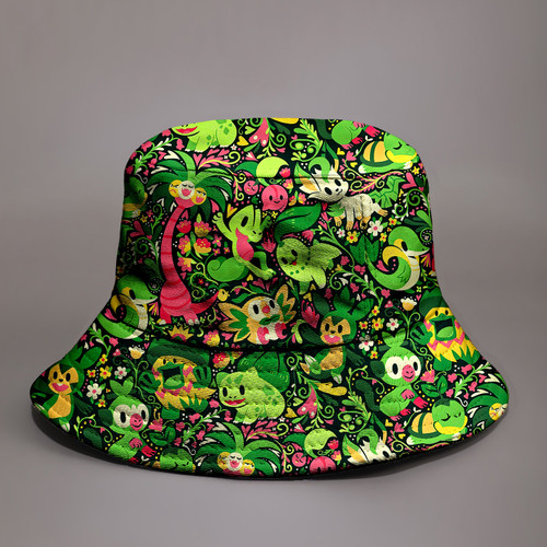 PKM Green Color Round Hat