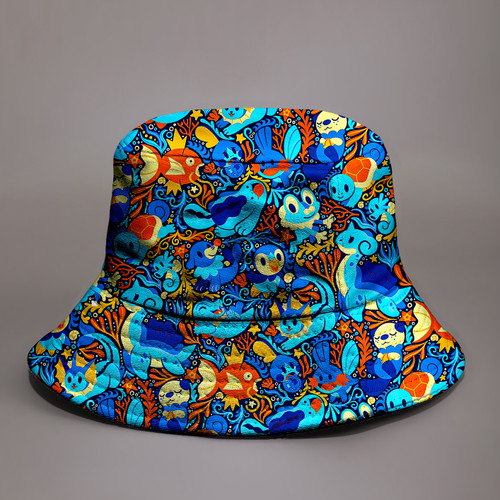 PKM Blue Color Round Hat