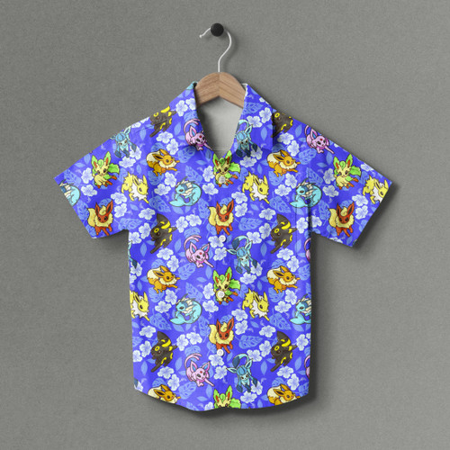 Eevee Tropical Youth Short Hawaiian Shirt