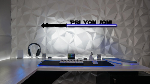 Customizable Name Lightsaber Sign with 7-Color Neon Light