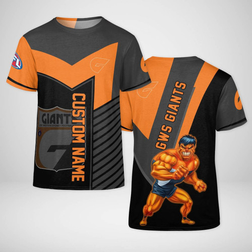 Personalized AFL GWS Giants 3D T-shirt
