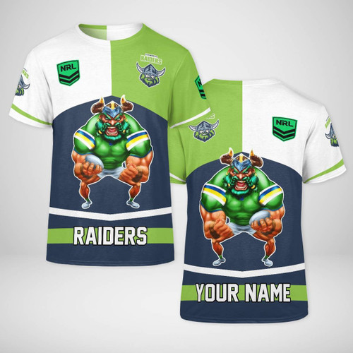 Personalized Raiders NRL 3D T-shirt