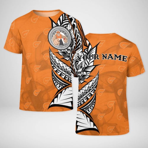 Personalized GWS Giants Tribal Smoke 3D T-shirt