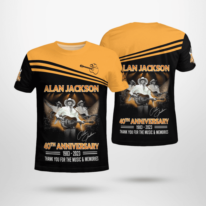 Alan Jackson 40th Anniversary 3D T-Shirt
