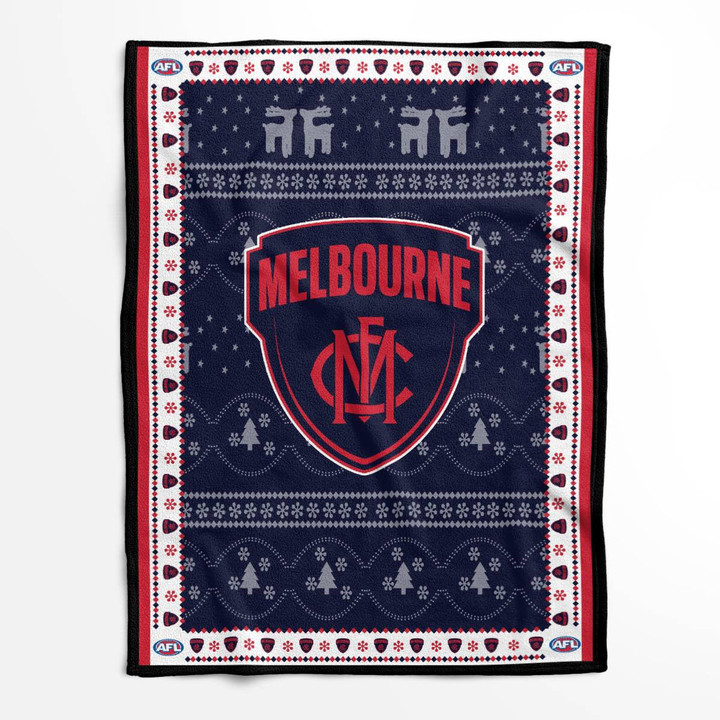 AFL Melbourne Demons Blanket