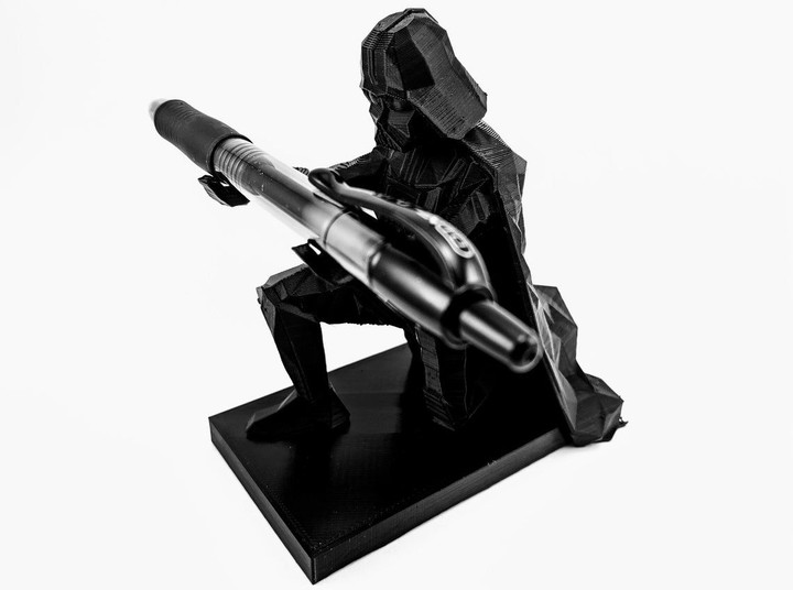 Darth Vader Pen Holder 3D Printed