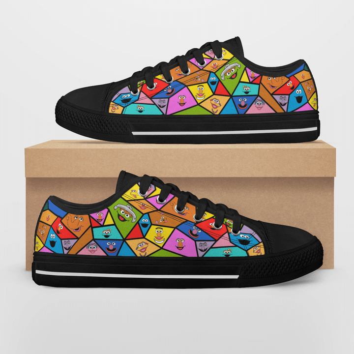 SESAME STREET CHARACTERS LOW TOP SHOES