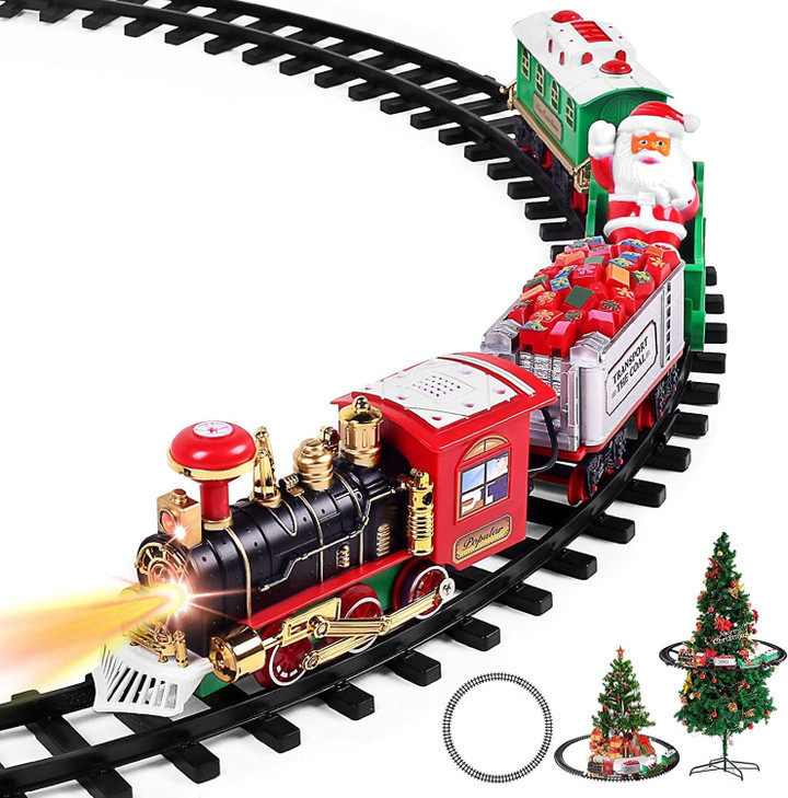 Electric Train Toys For Christmas Tree Decoration