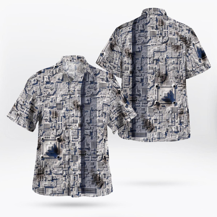 SW Surface of Death Star Hawaiian Shirt