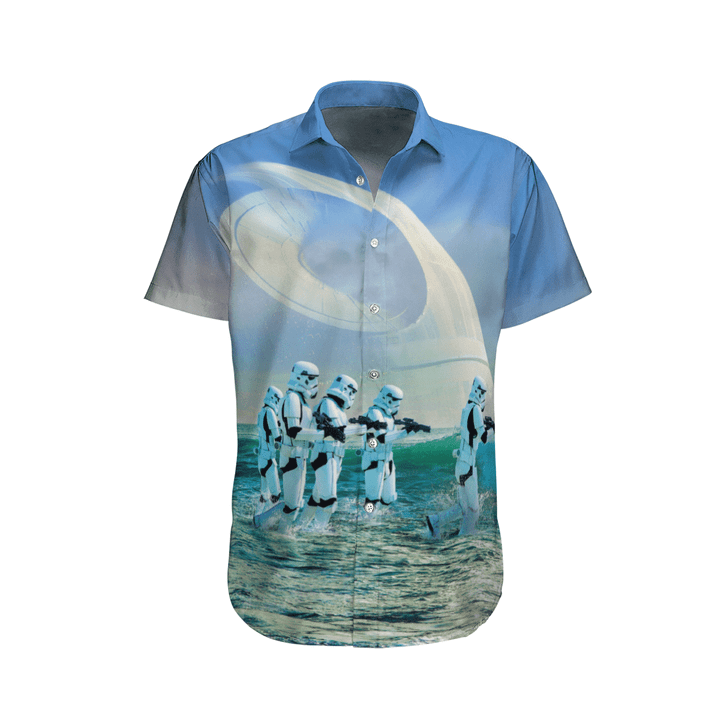 Stormtroopers On Beach Hawaii Shirt