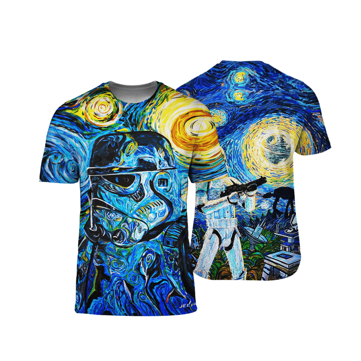 Star Wars Starry Night 3D Shirt