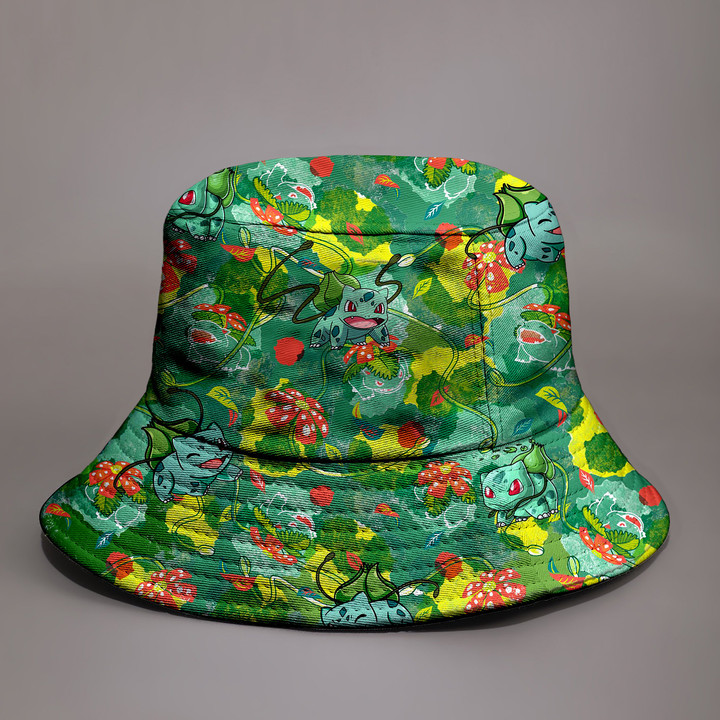 Bulbasaur Floral Round Hat