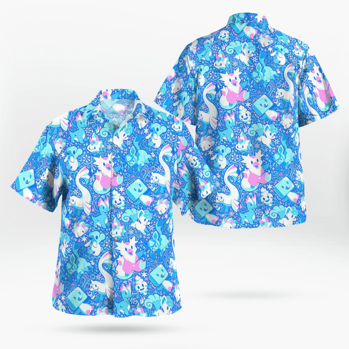 PKM Neon Color Hawaii Shirt