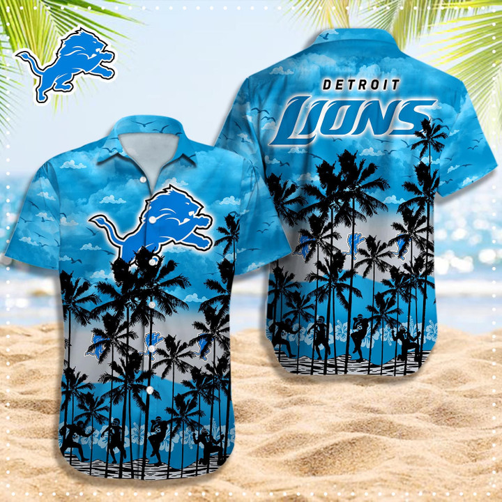 Detroit Lions NFL Hawaiian Shirt