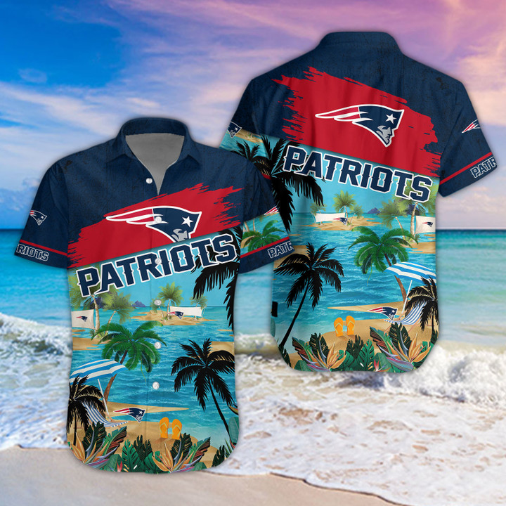 New England Patriots Hawaiian shirt