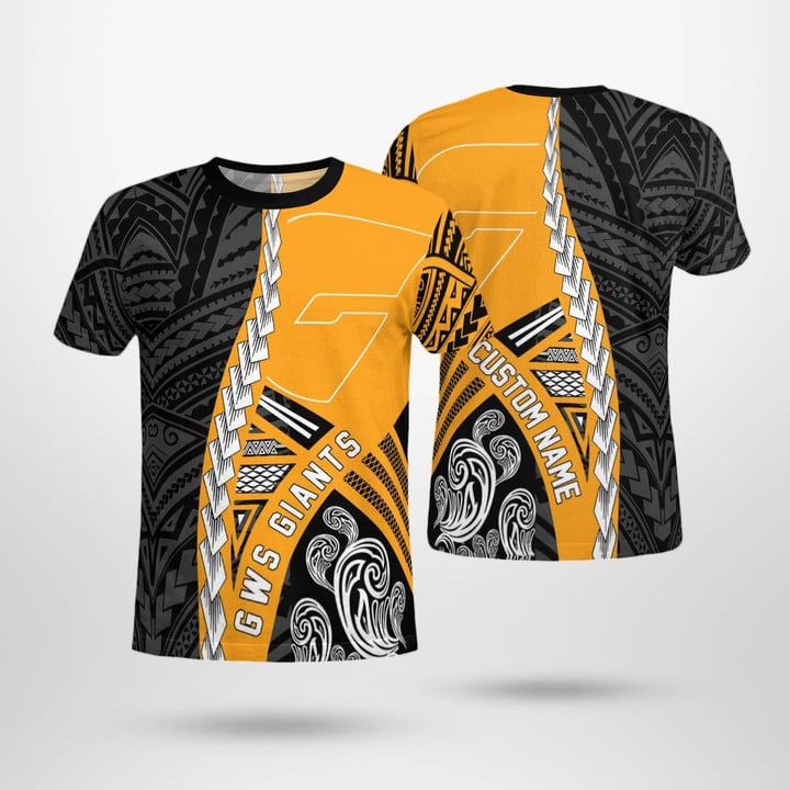 Personalized GWS Giants Tribal 3D T-shirt