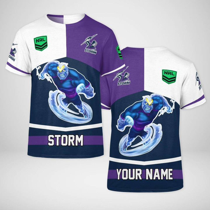 Personalized Storm NRL 3D T-shirt