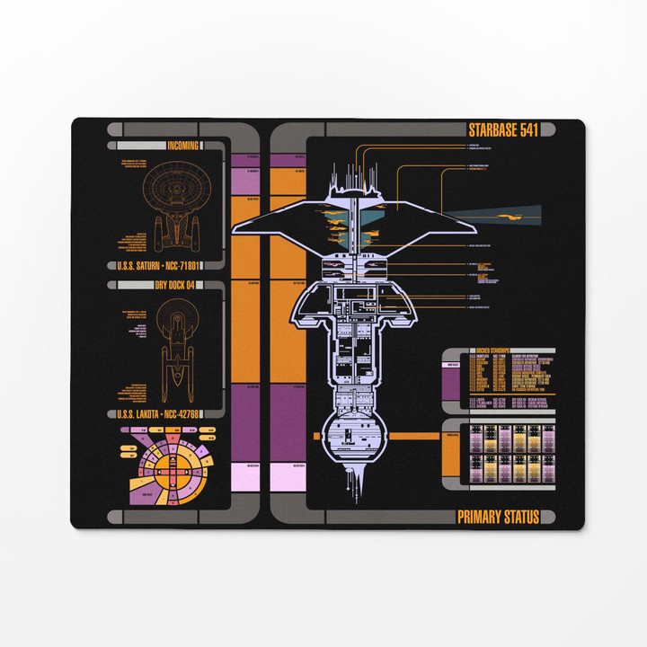 Space Station Operations Panel Mouse Pad