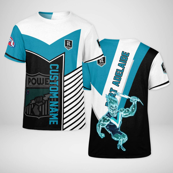 Personalized AFL Port Adelaide 3D T-shirt