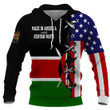 Kenyan nationality hoodie 3D Full Printing