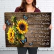 Premium Canvas - Sunflower Be Bright Sunny and Positive Wall Art Print 15HL041 Dreamship