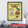 Personalized Dog Breeds & Name Pet Shop Canvas tdh | hqt-15sh017 Dreamship