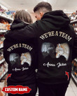 Personalized Till Our Last Breath Wolf Couple Hoodie NVL-2d-couple-wolf Dreamship