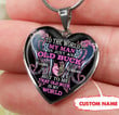 Personalized To The World My Man Is Just An Old Buck Heart Necklace Jewelry ShineOn Fulfillment