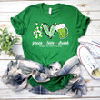 Peace-Love-Drunk T-shirt ntk-16vn002 Dreamship