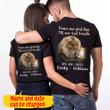 Personalized Till Our Last Breath Lion Couple Tshirt NVL-16DD030 Apparel Dreamship