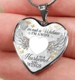 I'm not a Widow Heart Necklace Custom Image ShineOn Fulfillment