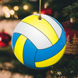 Volleyball Christmas Circle Ornament (1 sided) tdh hqt-14dt003 Dreamship