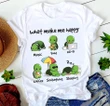 WHAT MAKE ME HAPPY Turtle T-shirt nla-16tp003