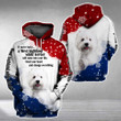 WEST HIGHLAND WHITE TERRIER will come into your life 3D Full Printing Hoodie Hoodie 3D 3D Tee Art