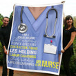 Nurse & Doctor - Cutomize Name Fleece Blanket hqt-21dq010 Dreamship