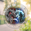 Dragon And Wolf Prints Suncatcher NTT-41VA001