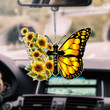 Hippie Love Butterfly CAR HANGING ORNAMENT tdh | HQT-37CTt93
