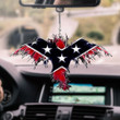Confederate Flag Eagle CAR HANGING ORNAMENT tdh | hqt-37CT96