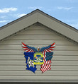 Connecticut State Police Eagle Flag Cut Metal Sign HTT01JUN21XT5