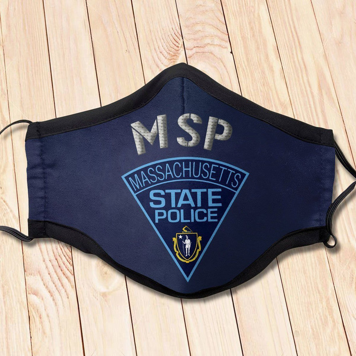 Massachusetts State Police Fabric Face Mask